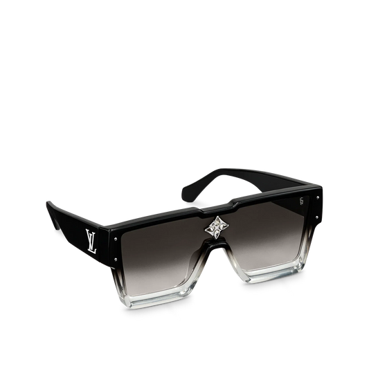 Hot Gradient Black Square Sunglasses